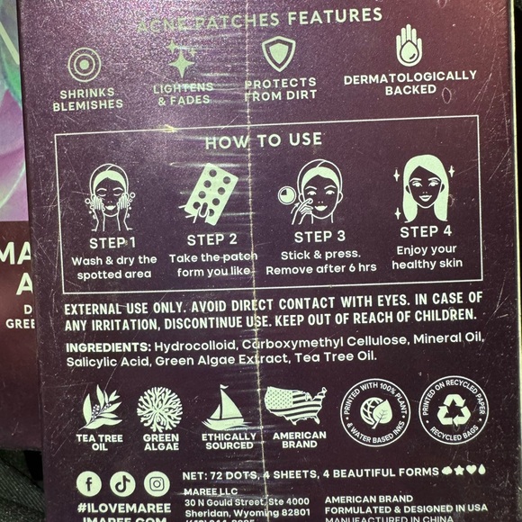 Maree acné pimple patches - Picture 2 of 2